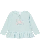 Gerber Toddler Girls 2-Piece Peplum Pajama Set