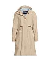 Lands' End Plus Squall Packable Long Raincoat