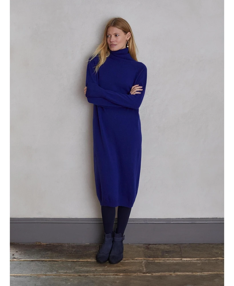 Celtic & Co. Women's Supersoft Turtleneck Midi Dress