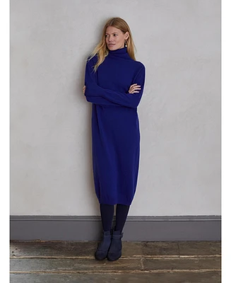 Celtic & Co. Women's Supersoft Turtleneck Midi Dress