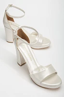 Renee Platform Sandals with Pearls