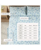 Turkish Cotton Double-Brushed Printed Flannel Bed Sheet Set