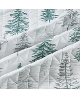 Rustic Woodland Reversible Microfiber Quilt Set with Shams