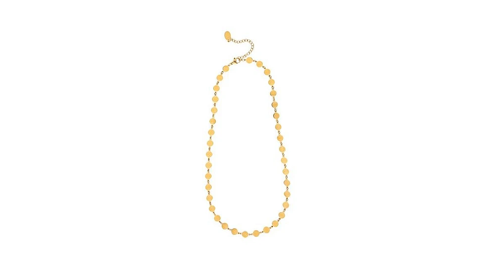 Mini Disc Chain Necklace