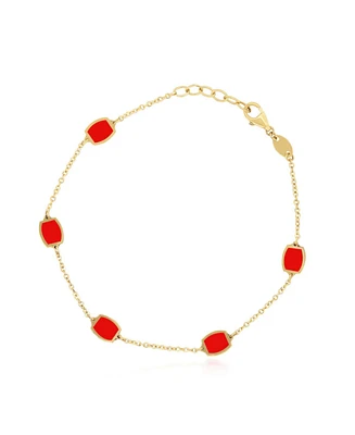The Lovery Coral Icon Bracelet 14K Gold