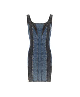 Pcfg Women's Free Heaven Two Color Denim Dress