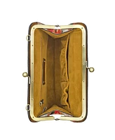 Patricia Nash Boxed Amari Kisslock Small Crossbody Frame Bag