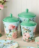 Certified International Flora 3-Piece Canister Set