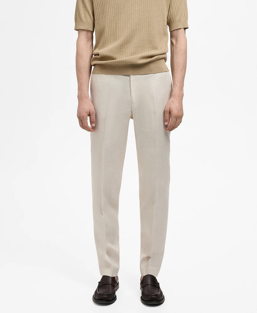 Mango Men's Super Slim-Fit Tailored Trouser Pants