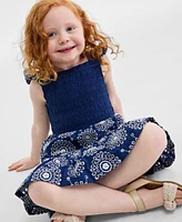 On 34th Toddler Girls Mommy & Me Cotton Eyelet Smocked Flutter-Sleeve Dress, Exclusively at Macy's