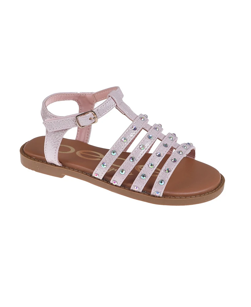 Bebe Little Girls Sparkly and Stylish Fashion Sandals