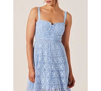 Astr the Label Women's Tenna Lace Bustier Dress