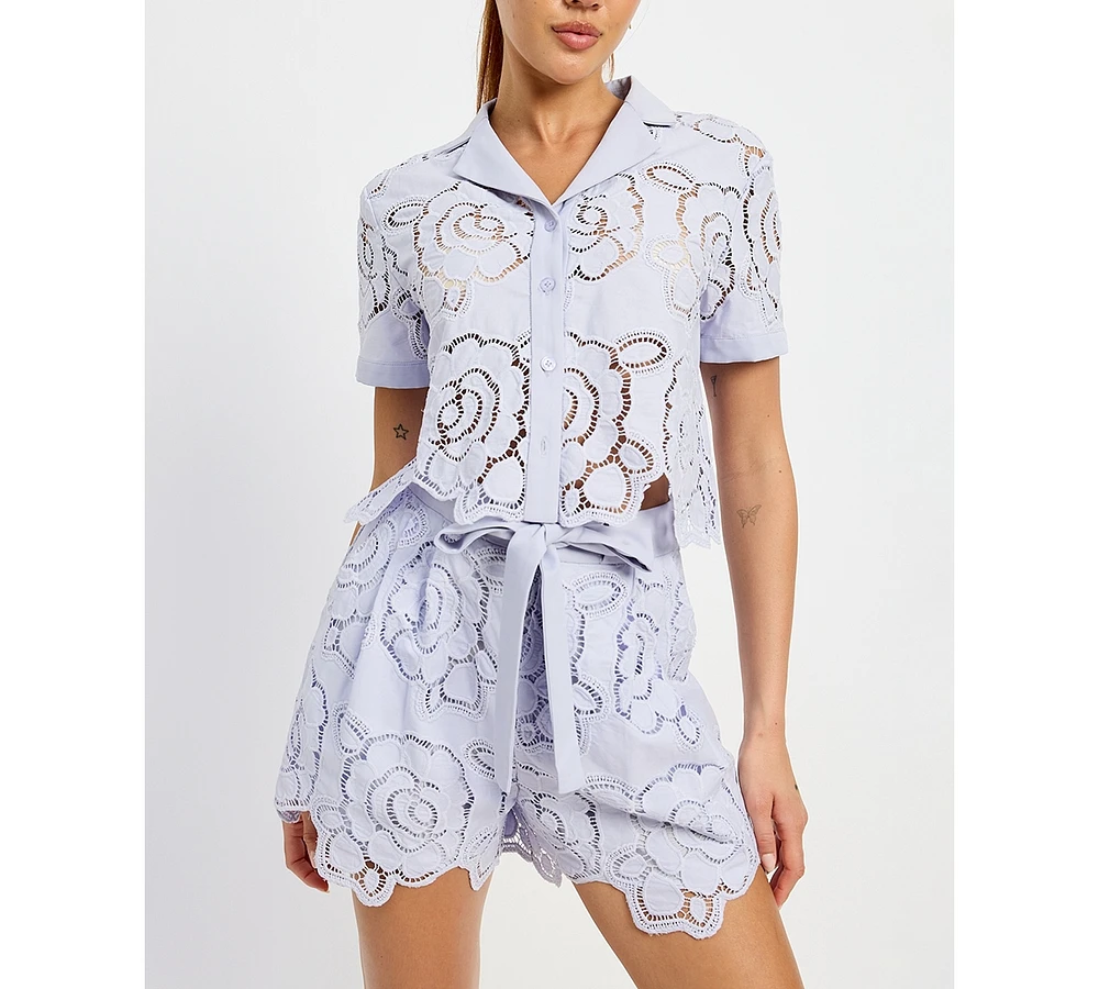 En Saison Women's Brynlee Boxy Shirt