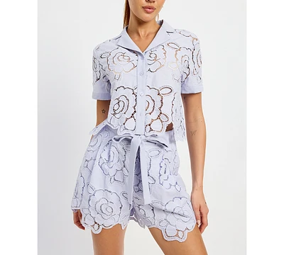 En Saison Women's Brynlee Boxy Shirt