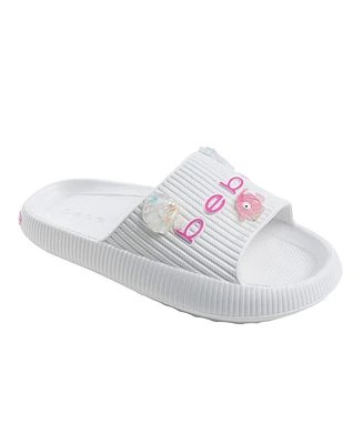Bebe Little and Big Girls Stylish Comfortable Summer with Sea Charms Slides