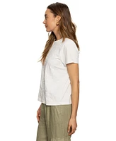 Sanctuary Women's Cotton Embroidered Perfect Tee