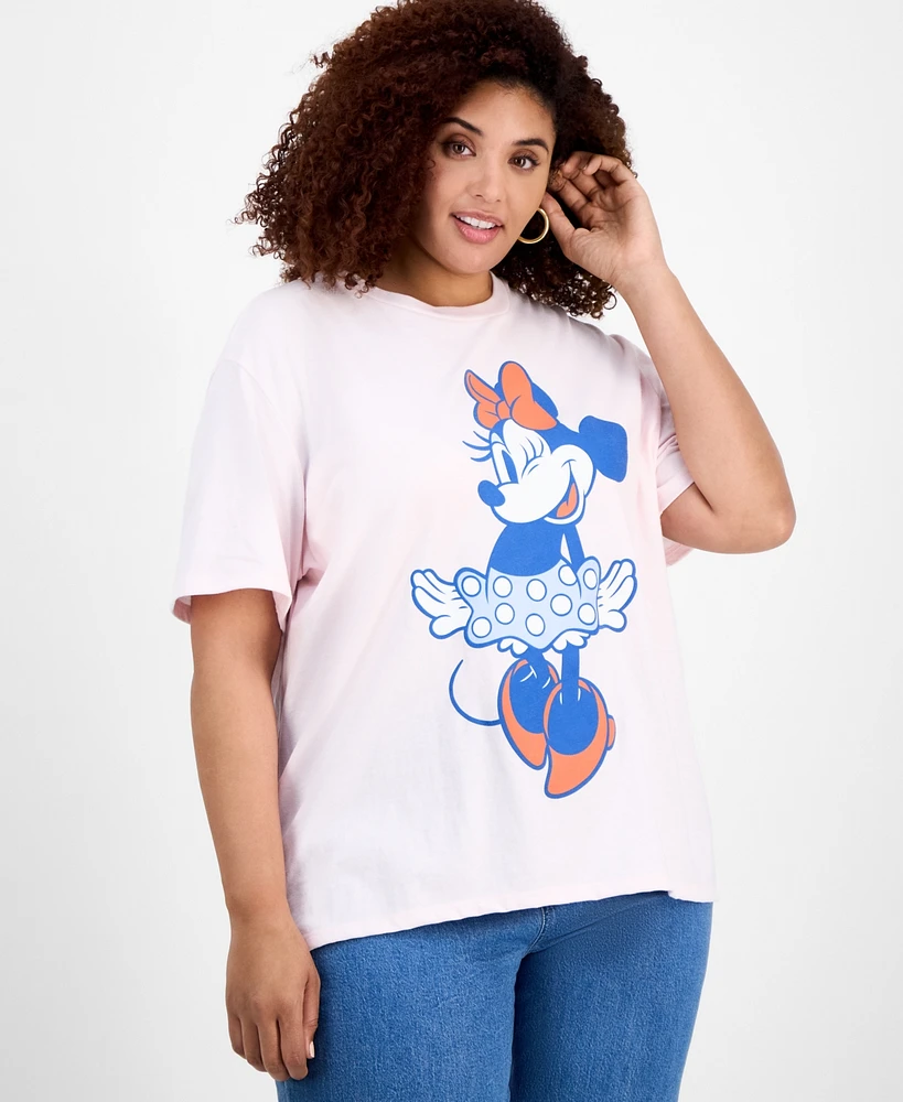 Hybrid Trendy Plus Minnie Mouse Crewneck Tee