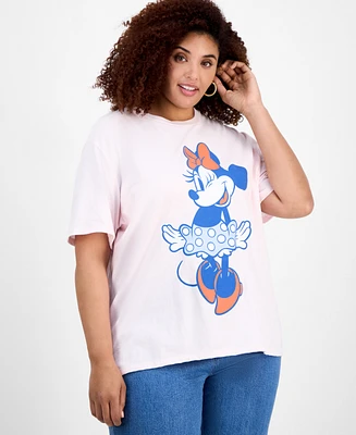 Hybrid Trendy Plus Minnie Mouse Crewneck Tee