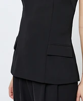 French Connection Women's Harry Tailored Halter Top