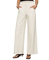 Sanctuary Women's Arden Striped Wide-Leg Pants