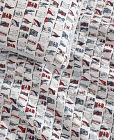 Tommy Hilfiger Boating Flags Cotton Reversible -Pc. Quilt Set