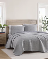 Tommy Hilfiger Ithaca Stripe Cotton Reversible -Pc. Quilt Set