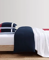 Tommy Hilfiger Iconic Anniversary Seersucker 3-Pc. Duvet Cover Set