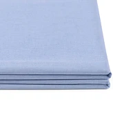 Tommy Hilfiger Solid 144-Thread Count Cotton Chambray Washed -Pc. Sheet Set