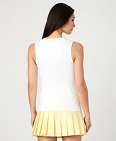 French Connection Women's Sabine Twill Pleated Mini Skirt