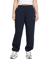 Guess Women's Cecelia Scuba Rhinestone-Logo Jogger Pants