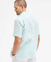Club Room Men's Marks Medallion Shirt, Exclusively at Macy's