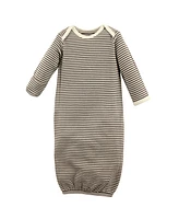 Touched by Nature Baby Boys Organic Cotton Long-Sleeve Gowns 3pk, Hedgehog, 0-6 Months