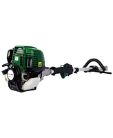 4 in 1 Multi-Functional Trimming Tool, 38CC 4 stroke Garden Tool System with Gas Pole Saw, Hedge Trimmer, Grass Trimmer, and Brush Cutter Epa Complian