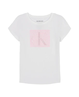 Calvin Klein Big Girls Classic Short Sleeve T-Shirt