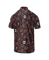 Reyn Spooner Men's Black San Francisco Giants Cooperstown Collection Performance Polo Shirt
