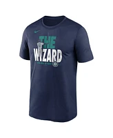 Nike Men's Ichiro Suzuki Navy Seattle Mariners 2025 National Baseball Hall of Fame Legend T-Shirt
