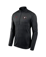 Nike Men's Black Georgia Bulldogs Primary Logo Element Half-Zip Pullover Sweatshirt