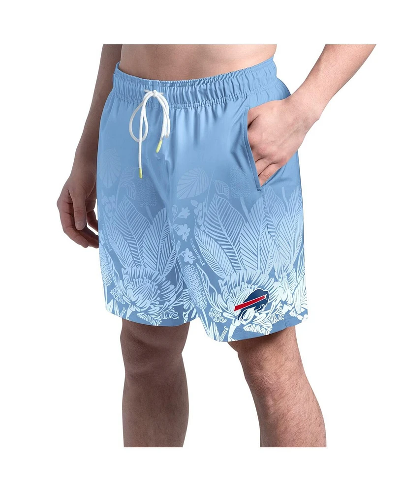Margaritaville Men's Light Blue Buffalo Bills Lagoon Fiesta Swim Shorts