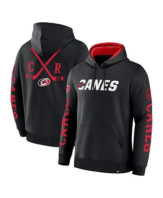 Fanatics Men's Black Carolina Hurricanes Big City Legacy Fleece Pullover Hoodie