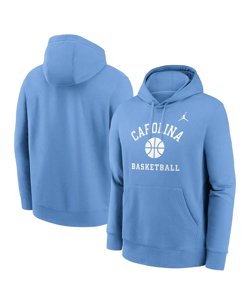 Jordan Men's Carolina Blue North Tar Heels Basketball Arch Pullover Hoodie