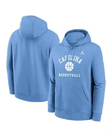 Jordan Men's Carolina Blue North Tar Heels Basketball Arch Pullover Hoodie