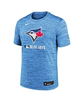 Nike Men's Powder Blue Toronto Jays Authentic Collection Velocity Performance Practice T-Shirt