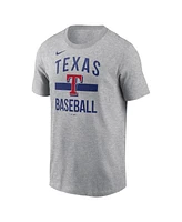 Nike Men's Heather Gray Texas Rangers Arched T-Shirt