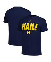 Jordan Men's Navy Michigan Wolverines Team T-Shirt