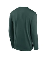 Nike Men's Green Michigan State Spartans Prime TimeAlternate Logo Legend Long Sleeve T-Shirt