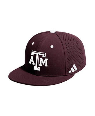 Adidas Men's Classic Maroon Texas A&M Aggies On-Field Fitted Baseball Hat