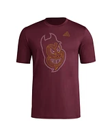 Adidas Men's Maroon Arizona State Sun Devils Locker Local Impression T-Shirt