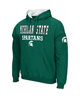Colosseum Men's Green Michigan State Spartans Sunrise Pullover Hoodie