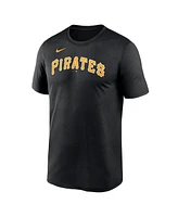 Nike Men's Roberto Clemente Black Pittsburgh Pirates Legend Name and Number Home T-Shirt
