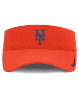 Nike Men's Orange New York Mets Primetime Bozz Ace Performance Adjustable Visor Hat